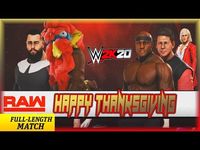 HAPPY THANKSGIVING DAY MATCH PILGRIM RUSEV & GOBBLEDY GOOKER VS BOBBY LA...