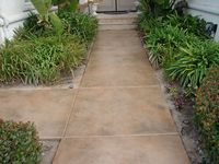 Concrete Walkway-Stained, Polyurea Sealed | mikemcdonald123 | Flickr