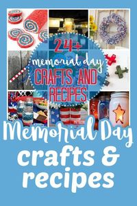 Tons of Memorial Day crafts and recipes for your weekend celebrations. A great way to teach kids what Memorial Day is all about. #memorialdaycrafts #memorialdayrecipes #patrioticcrafts #patrioticrecipes #patrioticfood #july4thcrafts #july4threcipes #craftsbyamanda