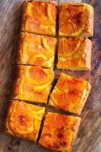 Burnt Orange Blondies | Justine Snacks
