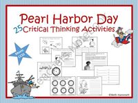 Pearl Harbor Day Activities (25 CCSS Activities) from Educator Helper on TeachersNotebook.com - (5 pages) - Basic facts about Pearl Harbor Day that include 25 critical thinking activities for ELA and History/Social Studies. Writing and History/SS fact based, active learning, engaging handouts.