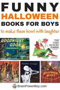 Need some books to make your boy howl with laughter this Halloween? This is the book list for you! 10 funny Halloween books for boys that are totally spooktacular!
