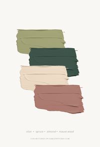 August Color Scheme - Click for color codes | Oaklyn Studio