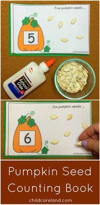 I made another math center activity for our pumpkin theme. I colored fiori pasta orange with liquid water color and let it dry. I printed the pumpkin mat on cardstock paper and laminated it. ...