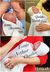 Prince George, Charlotte and Louis