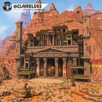 Mesa Temple. Collab with Airtug, @waspycraft1, & @paintergigi. : Minecraftbuilds