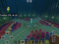 The Aquamarine: Underwater House, Mermaid Garden #minecraft #ocean #sea #houses