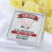 Bridesmaid Jewelry Gift ICED Wedding Party Proposal Wedding - Etsy Canada