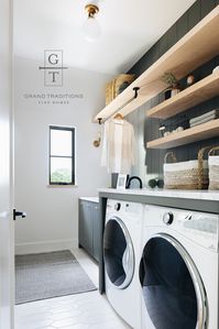 Modern English Farmhouse - Laundry Room