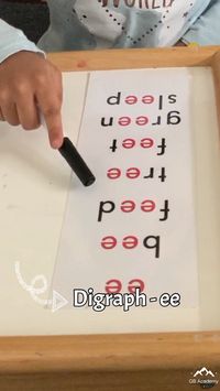 Montessori green series #montessori #digraphs #language #kindergarten #firstgrade