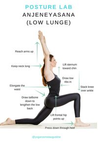 yoga poses - low lunge pose #yoga