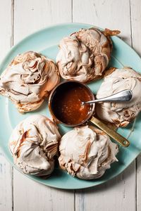 Chocolate Salted Caramel Pavlova