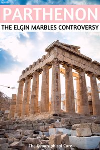 The Parthenon is the symbol of Greece and a UNESCO site. Yet half of the sculptures that once adorned the Parthenon are in the British Museum in London and half are in the Acropolis Museum in Athens. The British Museum holds a collection called the "Elgin Marbles." Were these artifacts legally acquired? Should the British Museum repatriate them too Greece to unite all pieces of the Parthenon frieze? #Parthenon #Athens #Greece #BritishMuseum #ElginMarbles #ThingsToDoInLondon #Acropolis