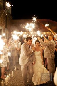 Sparklers, sparklers and more sparklers! Great shot!!