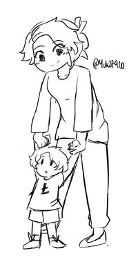 Young Lloyd and Koko #TheLegoNinjagoMovie