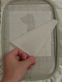 My favorite stabilizer to use while embroidering with my Baby Lock Esante is the kind that you can hoop and stick your fabric to and then it tears away…like, this: Stik-Tear, Tear-Away Stabilizer! I LOVE being able to hoop only the stabilizer and then positioning and sticking my item-to-be-embroidered right on the stabilizer (especially when I’m …