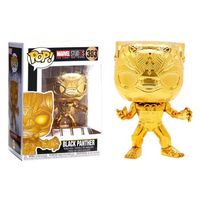 #funko #funkomania #marvel #10years Funko Black Panther Gold Chrome, Marvel, Marvel Studios The First Ten Years, Pantera Negra, Funkomania