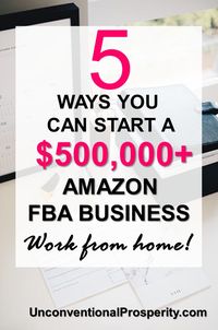 Amazon FBA allows you to start a work from home business that has unlimited potential! Working from home and selling on Amazon can be the perfect side hustle or full-time business! Expert tells all! #sidehustle #selling #ecommerce