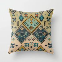 Buy Boho Oriental Traditional Berber Handmade Moroccan Fabric Style Throw Pillow by Arteresting Official. Worldwide shipping available at Society6.com. Just one of millions of high quality products available.
