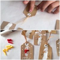 Créer des étiquettes cadeaux de Noël