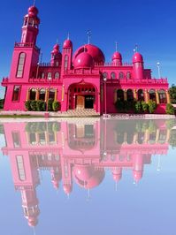 Masjid Dimaukom, (Pink Mosque), Maguindanao, Philippines