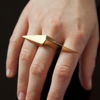 Double Edge Shard Ring | De Anna Kiernan Jewellery