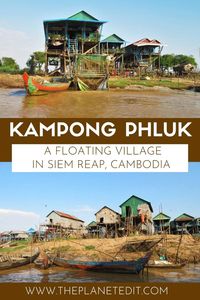 A lot of people seem to visit Siem Reap purely to see Angkor Wat. Don’t get me wrong, Angkor Wat is an impressive site, but I feel like there is so much more to this area than just temples. For example, there’s the floating village Kampong Phluk where locals live in stilted houses on the river. #siemreap #cambodia #asia #southeastasia | Things to do in Siem Reap | Visit Kampong Phluk | Cambodia Travel | Southeastasia Travel