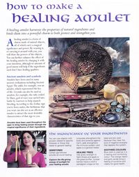 Magick Spells: How to Make a #Healing #Amulet.