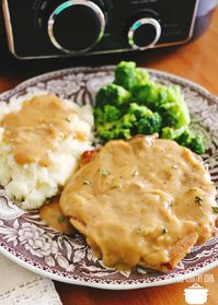 Crock Pot Pork Chops and Gravy (+Video) - The Country Cook