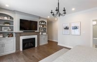 Our clients purchased this home from the wife's parents and wanted to renovate the master bedroom and bath, laundry room/mudroom, study and powder room for their growing family of 5. While the existing home is very beautiful, this young couple wanted to update certain rooms to better suit their personal style.