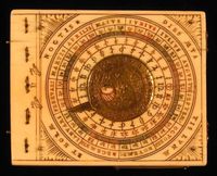 Pocket watch This is the 17th-century equivalent of our watch. Made out of ivory, most of these so-called diptych dials were produced in th...