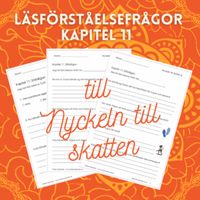 Läsförståelsefrågor på tre nivåer till På väg, A- respektive B-boken.