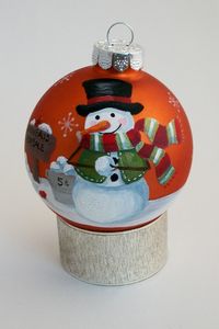 hand painted ornament