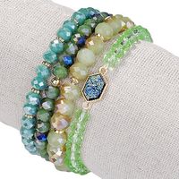 Buy Arm Candy Natural Stone And Glass Crystal Bracelets by Vista Shops on OpenSky