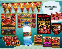 The Incredibles Party Kit, Printable Bundle, https://www.oscarsitosroom.com/product/the-incredibles-party-kit/ #theincredibles #theincrediblesparty #theincrediblesbirthday #theincrediblesinvitation #theincrediblesinvite #theincrediblespartykit #theincrediblesprintablekit #theincrediblespartybundle #theincrediblesdecor