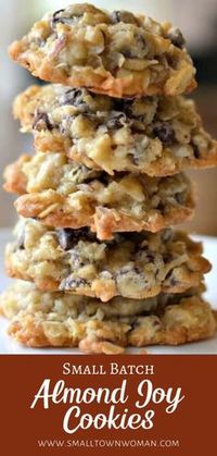 5 oz sliced almonds (exactly)and 7oz coconut (will have but extra) for double batch. Excellent recipe. Would use salted butter next time or increase salt in recipe. Double batch was pretty huge - more than 3 doz plus 2 huge heart cookies