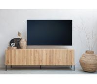 WOOOD Exclusive Gravure tv meubel eiken - Basiclabel