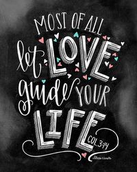 Love Sign Chalk Art Chalkboard Art Bible Verse Art by TheWhiteLime
