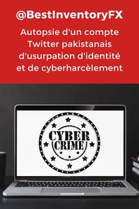 @BestInventoryFX, après un premier “succès” mitigé, n’obtenant plus aucun engagement, avait échoué en moins de 2 mois. Il a été détruit par le caractère outrancier de ses publications, la barrière linguistique, le fossé culturel, les leçons tirées de la vague terroriste de l’automne 2020 et les mesures prophylactiques efficaces de la contre-offensive lancée par la principale victime. Six mois après sa création, @BestInventoryFX est visiblement un compte Twitter en état de mort cérébrale.