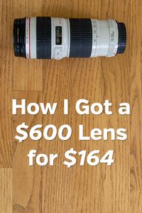 How I Got a $600 Lens for $164. How to save money buying used photography gear like cameras and lenses. Buy. sell, trade, review of mpb.com. Equipment, Canon, Nikon, Sony, DSLR, mirrorless, tripods, accessories, backpacks, filters, deals, savings, sale. #loadedlandscapes #photography