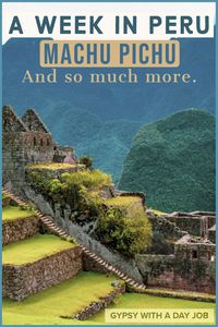 If Machu Pichu is on your bucket list, perhaps next year is time to make the trip! A week in Peru Cusco Region gives you time to explore the great things to do in Cusco, the amazing places to see in the Sacred Valley, and takes you to Machu Pichu. We show how we spent 7 days in Peru, and followed the path of the Inca for a life changing experience. #peru #machupichu #cusco #southamericatravel #perutravel