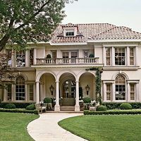 Perfect portico. This is great for our new home. It doesn't block the natural light into the living room and dining room.