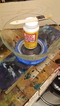 You have to see the peacock colored bowl this woman made!
