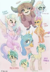{ wowzer a new mane 6 } by PorcelanowyOkular.deviantart.com on @DeviantArt