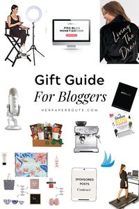 Wondering what to get for a blogger this Christmas? Something for every blogger on your list! Ultimate gift guide for bloggers. Christmas gift ideas for women #Christmas #giftguide #giftideas #holidays #giftsforwomen #bloggers #bloggingtools
