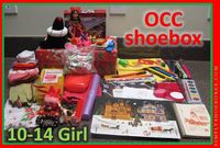 Simply Shoe Boxes: OCC shoebox for 10-14 girl - 2016