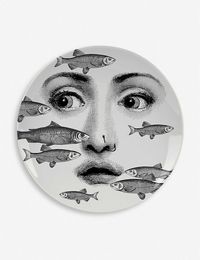 FORNASETTI - No. 392 porcelain wall plate 26cm | Selfridges.com