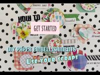 🔸 HOW TO Get Started 🔸 Layering DIY Paper Embellishments | Use Your Paper Scraps | Septeria18 - YouTube