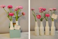 Mademoiselle Wedding: DIY: bouteilles colorées (récup'inside)