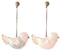 Metal ornament, Bird 2 ass.